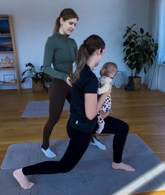 Postnatal Mama Baby Yoga mit oder ohne Baby 10-08,17-08,24-8,31-08-07-09